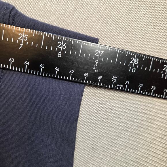 RVCA Full Zip Jacket XL Navy Cotton Blend Logo Streetwear - Picture 12 of 12